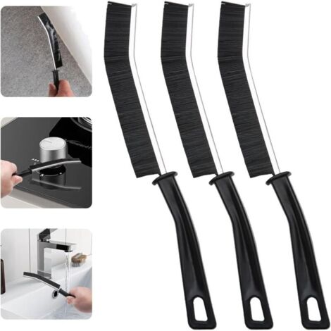 Lot de 3 Brosses de Nettoyage à Poils Durs Brosse à Joints Carrelage, Idéal pour Salle de Bain, Cuisine, Toilettes, Évier, Douche et Sols (1/4)