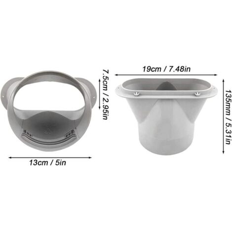 Adaptateur De Conduit D'échappement H2C Pour Tuyau De 90 Mm - Modèle D