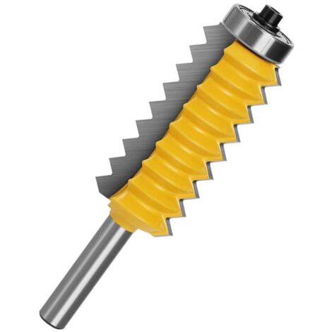Outil de Travail du Bois à Plusieurs Dents, Outil de Défonceuse à Bois Carbure 8mm, Multi-tooth Router Cutter, Outils Bois Menuiserie (1/4)