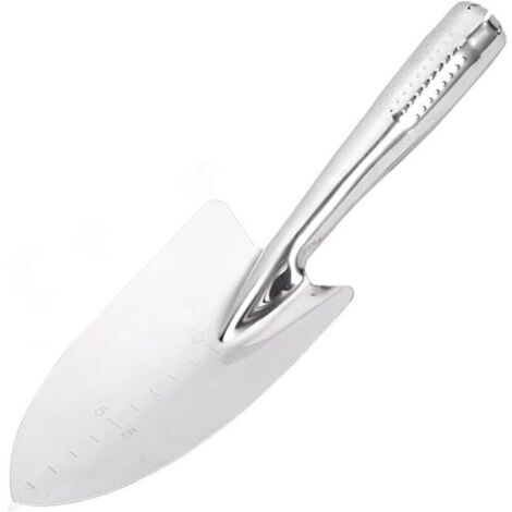 Truelle de jardin en acier inoxydable , Outils à main pour la plantation, le repiquage, le désherbage, le creusement 279cm (1/4)