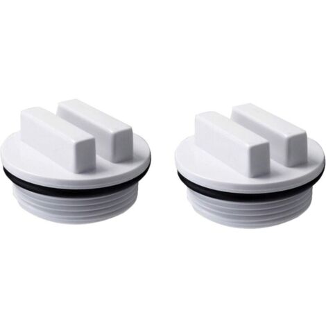 Bouchon d'hivernage et filtre de piscine SP1022C avec joint torique pour l'hivernage des piscines pendant la saison hivernale et pour la plupart des filtres de piscine Hayward Pentair (lot de 2 (1/4)