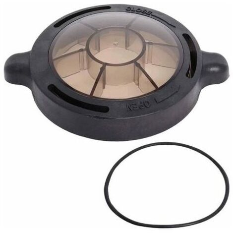 Couvercle de pompe de piscine Poolzilla pour utilisation avec le couvercle de pompe Hayward SuperII avec joint torique de remplacement pour le couvercle de pompe