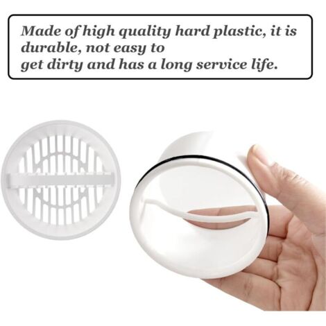 2 Paires Filtre à Cheveux + Tuyau Plongeur Pour Douche - Compatible 6960 6961 6962 6963