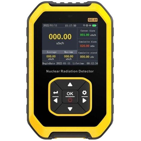compteur Geiger Portable LCD Digital Geiger Counter détecteur de rayonnement nucléaire dosimètre bêta gamma testeur