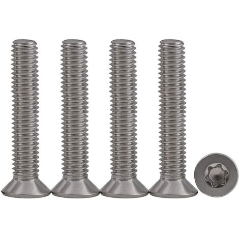 Beijiyi – Lot de 25 vis à tête fraisée M5 x 40 en acier inoxydable 304 – Vis Torx TX20 – Entièrement filetées pour machines et meubles (1/5)