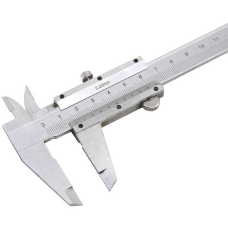 Beijiyi – Pied à coulisse numérique 150 mm – Acier inoxydable – Précision 0,02 mm – Mesure extérieure, intérieure et profondeur – Outil multifonctionnel