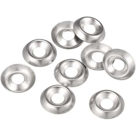 Beijiyi – Rondelle cuvette inox 304 – Diamètre extérieur 13,5mm – Lot de 100 pièces – Résistance à la corrosion pour connexions électriques - 100pcs