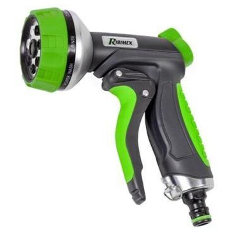 Pistolet d'arrosage de jardin RIBIMEX, régulation du débit, 7 modes (1/4)