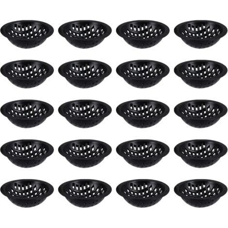 Lot de 20 Coussinets de Drainage Respirants en Maille pour Pots de Fleurs et Bonsaï – Diamètre 5,5 cm – Anti-Fuite, Jardin Extérieur (1/4)