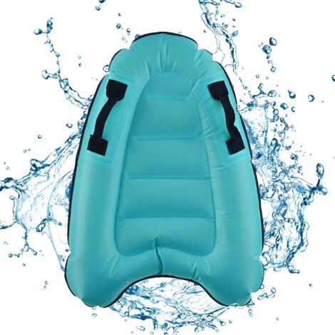Bodyboard Gonflable Léger et Portable avec Poignées – Aide à la Natation pour Piscine, Tapis d’Apprentissage pour Enfants et Adultes (1/4)