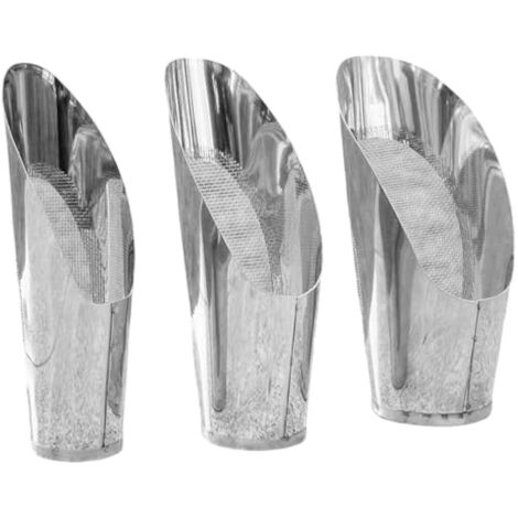 Cuillère à Terreau pour Bonsaï, Ensemble de 3 Cuillères en Acier Inoxydable Robuste pour Rempotage, Transplantation et Culture de Plantes d’Intérieur (1/5)