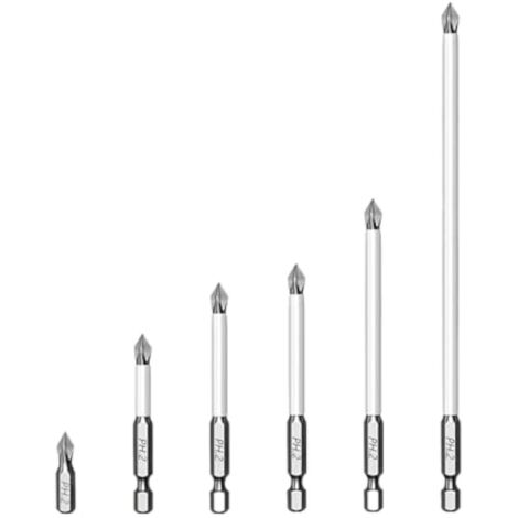 Jeu de douilles aimantées pour tournevis et perceuse, 6 pièces, embouts anti-dérapants, kit compact polyvalent pour automobile, mécanique et maintenance