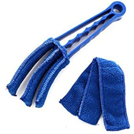Nettoyeur pour Stores Vénitiens Lavable – Outil de Nettoyage Efficace pour Volets de Fenêtre – Couleur Bleue (1/5)