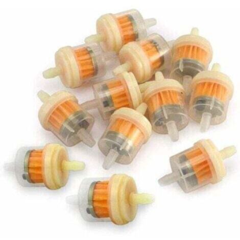 Filtre à carburant universel avec aimant intégré – Lot de 20 pièces pour essence, montage en ligne, acier inoxydable (1/4)