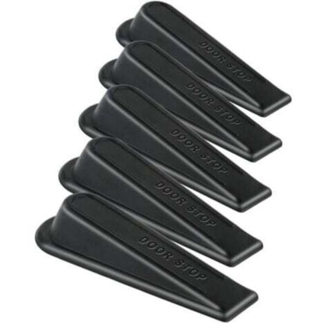 Butées de porte en caoutchouc – Lot de 5, antidérapantes et anti-rayures pour tous types de sols (1/4)