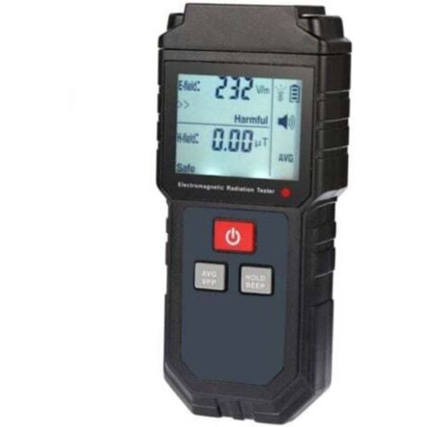 Détecteur portable de champs électromagnétiques et magnétiques avec alarme sonore et lumineuse – Dosimètre multifonction pour mesures précises (1/4)