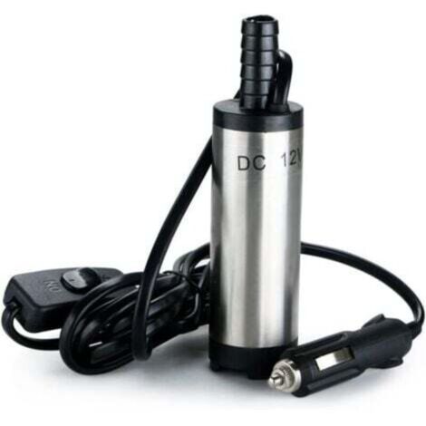 Pompe à carburant 12 V pour vidange et transfert d’huile, diesel ou eau – pour camping-cars, caravanes, engins lourds et bateaux (1/4)