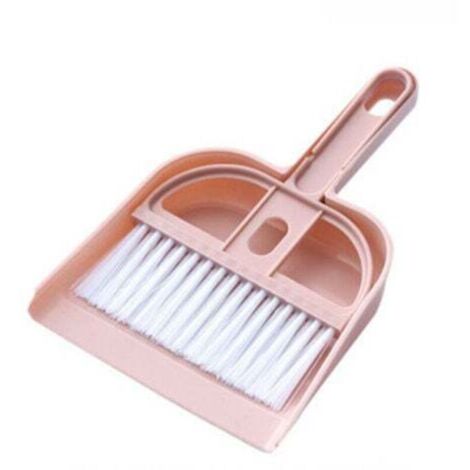 Balai et pelle à poussière miniatures rose – Lot complet avec brosse douce pour nettoyage précis en intérieur (1/4)