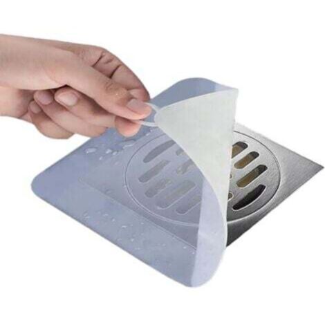 Bouchons de vidange sol en silicone anti-odeur – Lot de 2, 12 x 12 cm, gel de silice désodorisant, joint étanche et réutilisable (1/4)