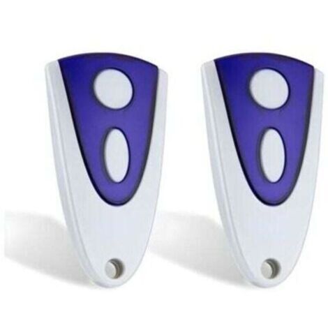 Télécommande universelle 433,92 MHz pour portail et porte de garage – Compatible avec systèmes Novotronic – Lot de 2 (1/4)