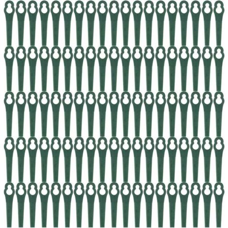 Lames de Coupe en Plastique Robustes de 83 mm pour Tondeuse à Gazon – Lot de 100 Pièces Non Fragiles et Résistantes (1/4)