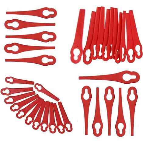 Lot de 150 Lames en Plastique de Rechange pour Taille-Haies et Coupe-Bordures – Compatible avec Modèles Courants (1/4)