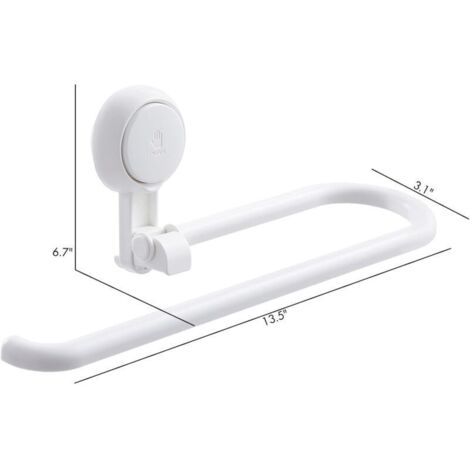 Porte-Papier Cuisine à Ventouse Murale Auto-Adhésive Sans Perçage – Support pour Rouleaux Essuie-Tout Amovible et Réutilisable (1/3)