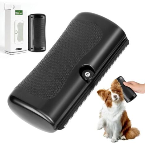 Brosse de Toilettage pour Chiens et Chats – Élimine Doucement Sous-Poil, Nœuds et Poils Morts – Adaptée Poils Courts et Longs (1/4)