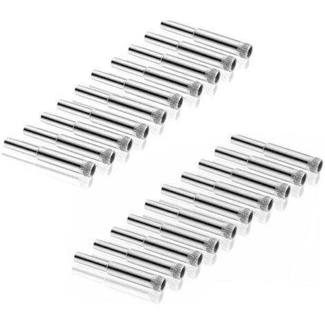 Lot de 20 Forets Diamantés de 8 mm pour Perçage Précis sur Verre, Céramique, Porcelaine, Granite et Pierre (1/4)