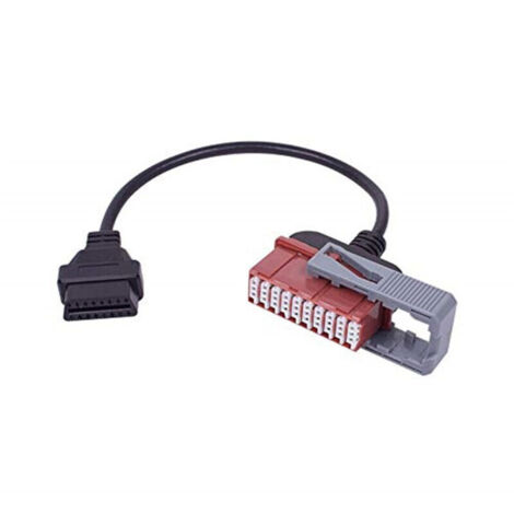 Câble adaptateur OBD2 30 broches vers 16 broches pour diagnostics automobiles sur anciens modèles Peugeot, Citroën et véhicules PSA (1/4)