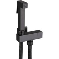 Bidet Douche Toilettes Bidet Main Kit Pulvérisateur,Toilettes Douchette Main Toilettes,Pulvérisateur Toilettes Couches Lavables,noir