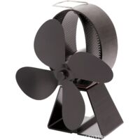 Ventilateur silencieux pour la circulation de la chaleur, ventilateur pour poêle à bois pour poêle à bois/poêle à bois/cheminée, ventilateur écologique