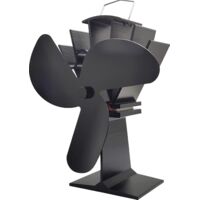 Ventilateur de poêle à bois à 3 pales – Ventilateur de poêle à bois – Ventilateur de poêle à granulés pour poêle à bois/cheminée