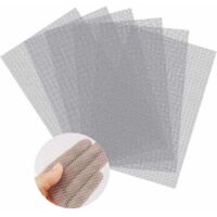 6 Pcs Grillage Anti-insecte Grillage Fin en Inox Acier Treillis Métallique Anti-rouille Grillage Petite Maille Anti-corrosion Treillis Jardin Maille Fine pour Filtre Gouttière Jardin-30x20cm