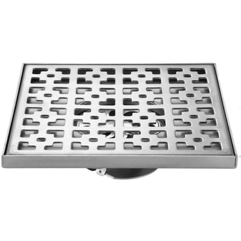 AVSIILE Siphon de Sol de Douche linéaire en Acier Inoxydable 304 de 61 cm, kit de canalisations de Salle de Bain rectangulaire avec Couvercle de Drainage réversible et Attrape-Cheveux