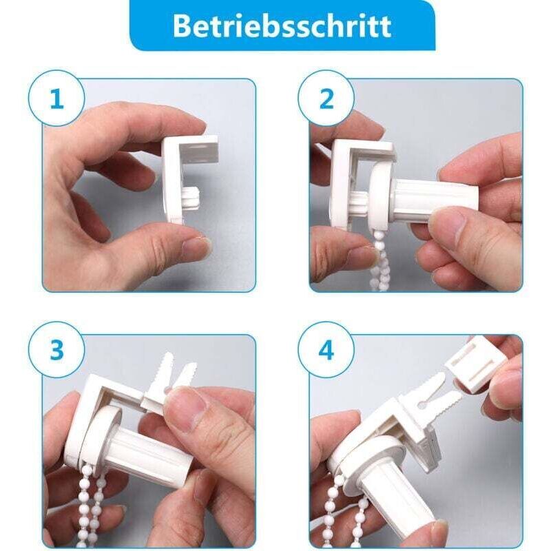 Tende Oscuranti 17mm - Lot De 2 Pièces De Rechange Pour Store Occultant Ou à Traction Latérale Support Store Enrouleur