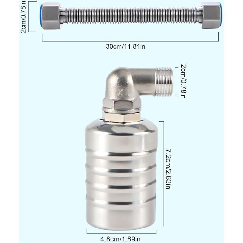 Vanne à Flotteur Automatique 1 Pouce Pour Contrôle De Niveau D'eau | Neuf, Marque Générique