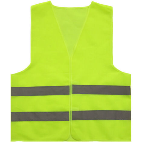 Gilet Jaune Norme Lot De 4 Gilets De Sécurité Jaune 2025 - Norme ISO20471 - Pour Voiture, Camion - Taille Unique Gilet De Sécurité
