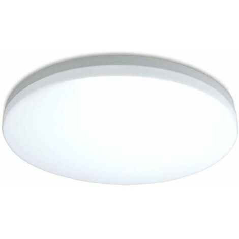 Plafonnier, Ohjijinn Plafonnier LED 12W, plafonnier 23 x 5 cm, étanche IP44, blanc neutre 4000K, lumière LED ronde pour salle de bain, chambre, couloir, entrée, cuisine (1/5)