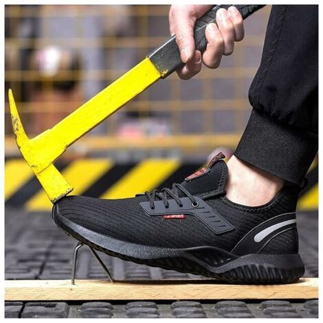 Chaussures De Sécurité Homme à Embout Acier – Légères, Respirantes, Semelle Anti-perforation – Pour Chantier, Industrie, Construction - 4