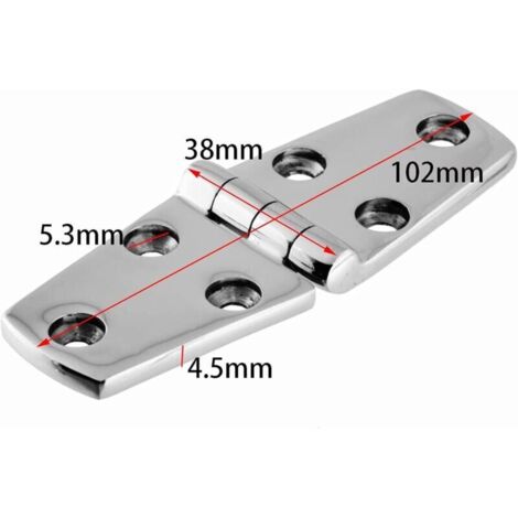 Sourcing Map Lot De 2 Charnières à Soulever Pour Gaucher En Acier