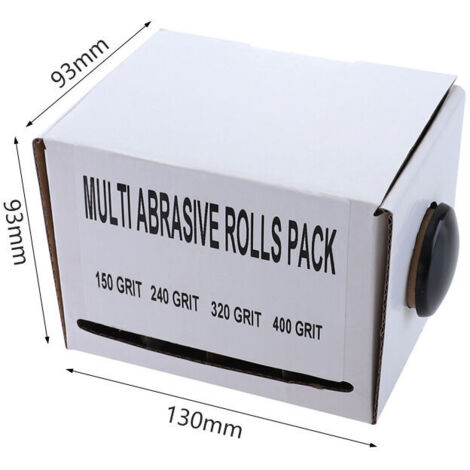 Rouleau Papier Abrasif Émeri - Grain 80 à 800 - 6m Avec Distributeur