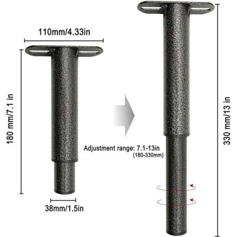 Lot De 6 Pieds De Lit De 30,5 Cm De Rechange Pour Cadre De Lit Réglable, Pieds à Vis 3 En 1, 4 Types De Fils Contenus