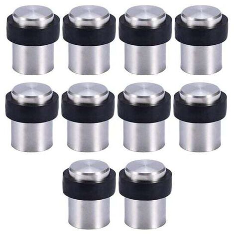 10 X Butoir de Porte de Sol 4.5 cm en Acier Inox Arrêt de Porte Butoir Bloque Porte,de DEBUNS (1/5)