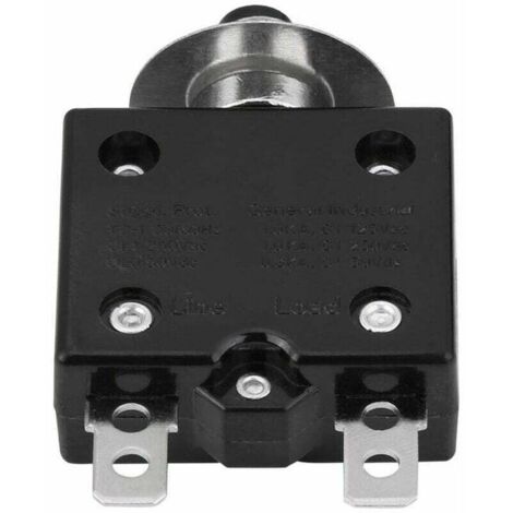 LIG - Bouton en métal à réinitialisation automatique 5 pcs interrupteur
