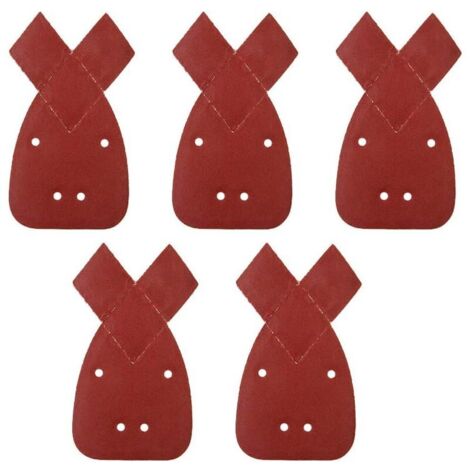 Lot De 10 Papiers Abrasifs Triangulaires De 90 Mm Pour Ponçage Sec Ou Humide Grain 400/1200/1500/3000/5000