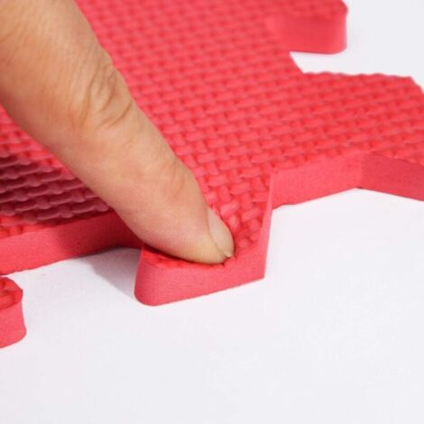 Lot De 9 Carreaux De Moquette En Mousse EVA 30x30 Cm - Tapis Puzzle Doux Et Antidérapant Pour Chambre, Salon, Salle De Jeux