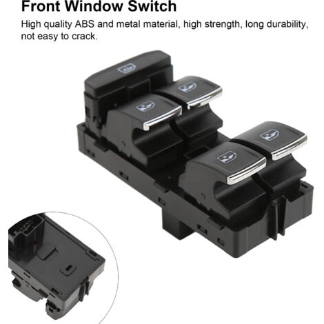 Interrupteur De Vitre Avant Conducteur Pour Ford Ranger 1995-2007 - Noir, Neuf