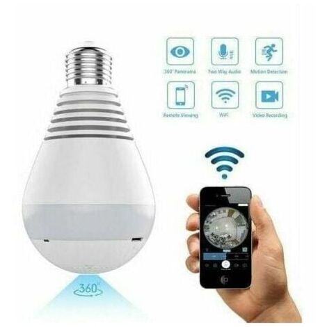 Caméra dôme-intelligence sans fil 1080P-avec WiFi/panoramique à 360 degrés/interphone bidirectionnel/vision nocturne..DEBUNS