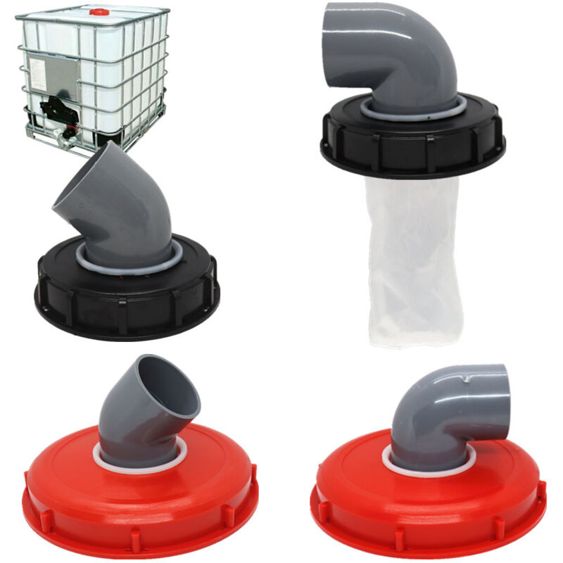 Filtre à Eau De Pluie Pour Cuve IBC 1000L - Nylon, Filtration 0,5-800 Microns, Diamètre 110 Mm, Réutilisable